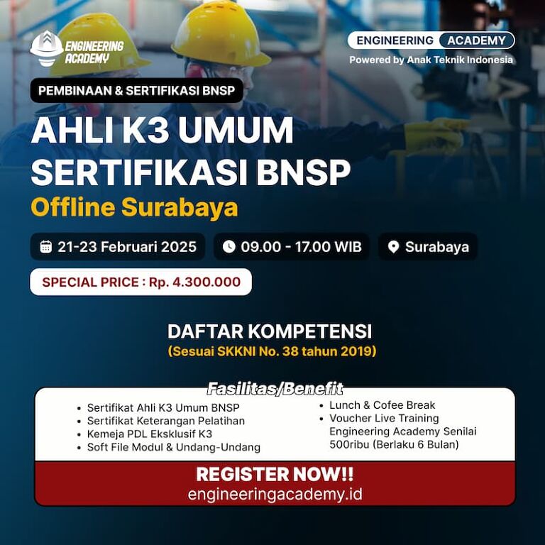 SERTIFIKASI AHLI K3 BNSP 